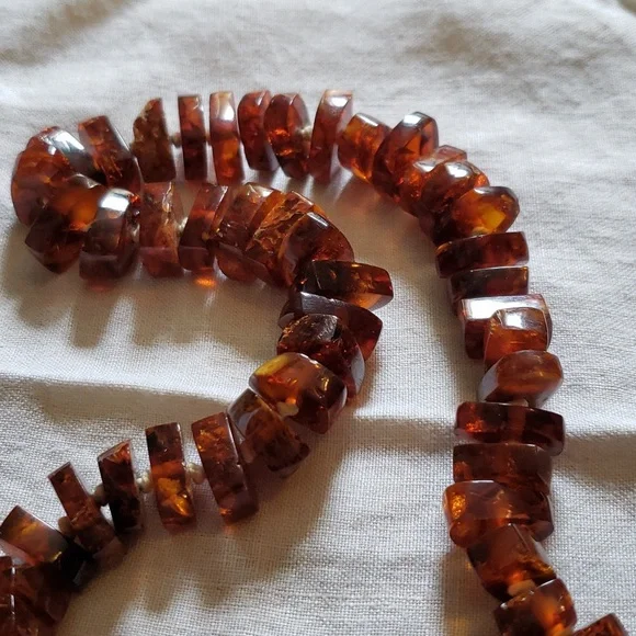 Vintage Handcrafted Natural Baltic Amber Necklace